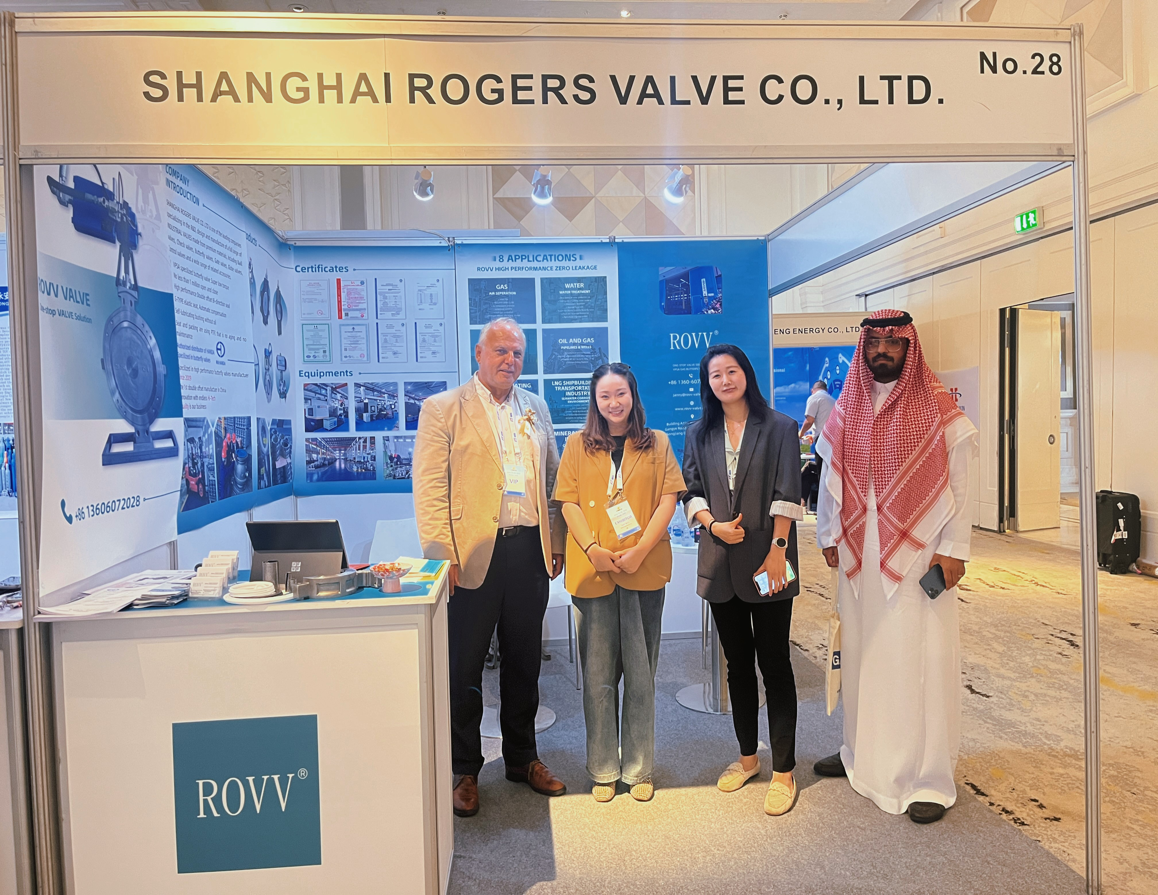 羅杰斯參展“2023年中東國際氣體展覽會（IG Middle East2023)”圓滿落幕
